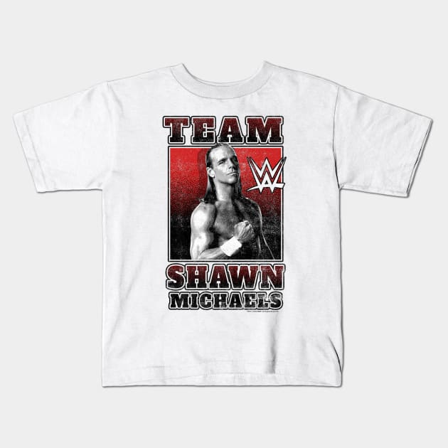 Shawn Michaels Team Poster Kids T-Shirt by Holman